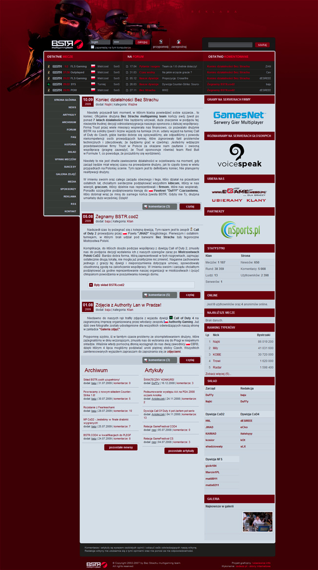 Bez Strachu multigaming team