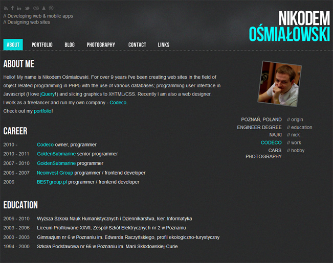 Nikodem Ośmiałowski portfolio